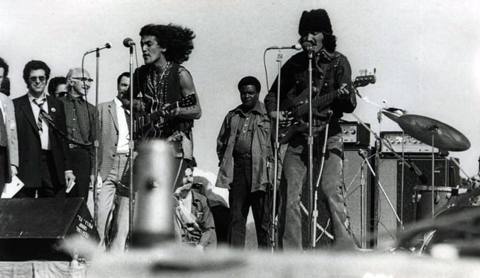 Native American band Redbone performs in Phila. 1970